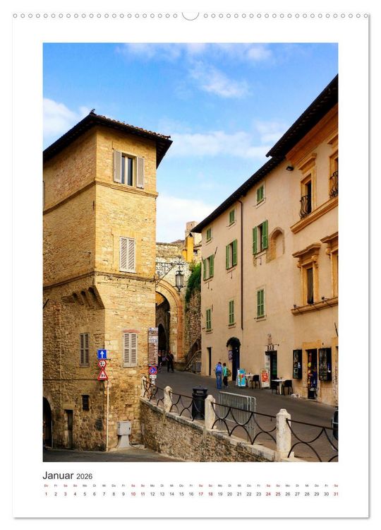 Produktbild: Assisi - Die Stadt zweier gro&szlig;er Heiliger (Wandkalender 2026 DIN A2 hoch), CALVENDO Monatskalender