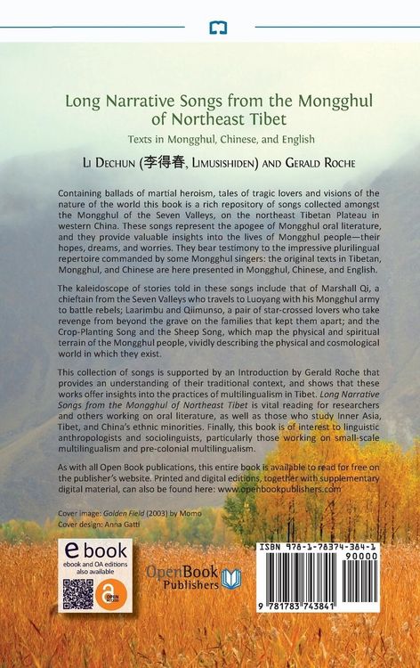 Produktbild: Long Narrative Songs from the Mongghul of Northeast Tibet