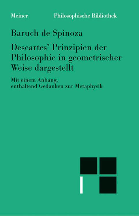 Produktbild: Descartes' Prinzipien der Philosophie