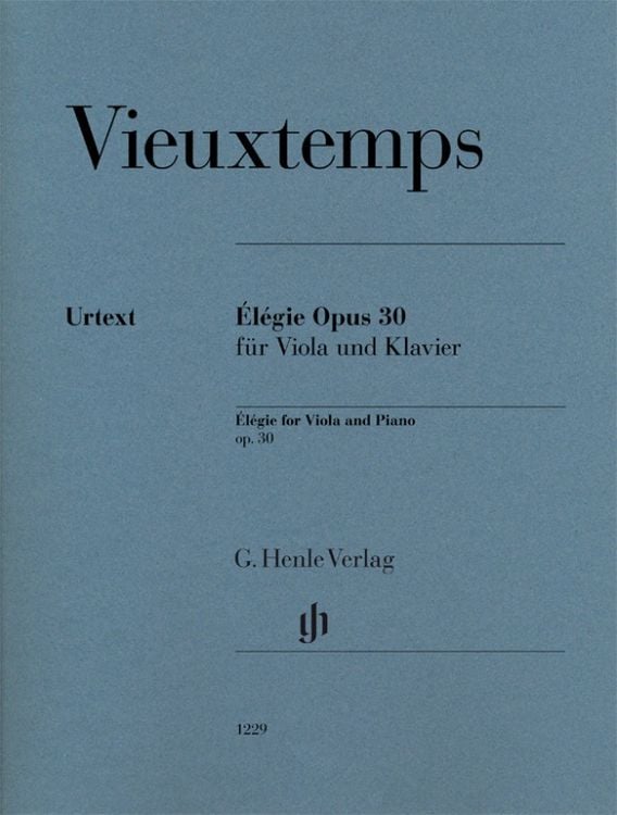Produktbild: Henry Vieuxtemps - Élégie op. 30 für Viola und Klavier