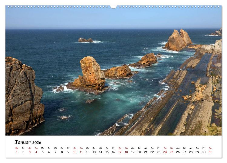 Produktbild: Nordspanien (Wandkalender 2026 DIN A2 quer), CALVENDO Monatskalender