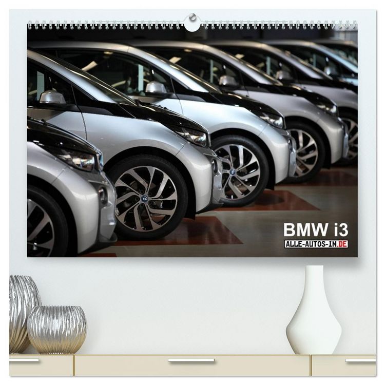 Produktbild: BMW i3 (hochwertiger Premium Wandkalender 2026 DIN A2 quer), Kunstdruck in Hochglanz