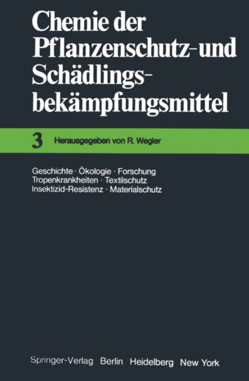 Produktbild: Chemie der Pflanzenschutz- und Sch&auml;dlingsbek&auml;mpfungsmittel