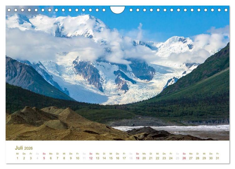 Produktbild: Der Alaska Kalender (Wandkalender 2026 DIN A4 quer), CALVENDO Monatskalender