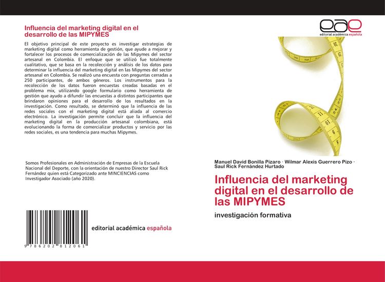 Produktbild: Influencia del marketing digital en el desarrollo de las MIPYMES