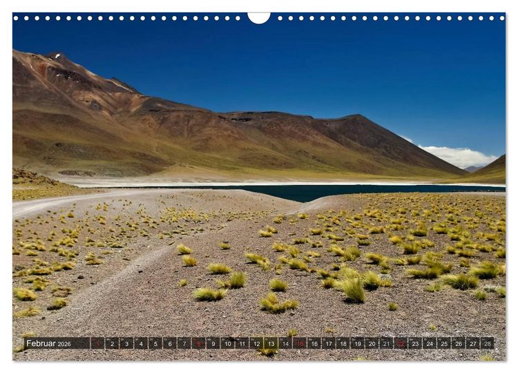 Produktbild: Atacama W&uuml;ste - Landschaften der Extreme (Wandkalender 2026 DIN A3 quer), CALVENDO Monatskalender