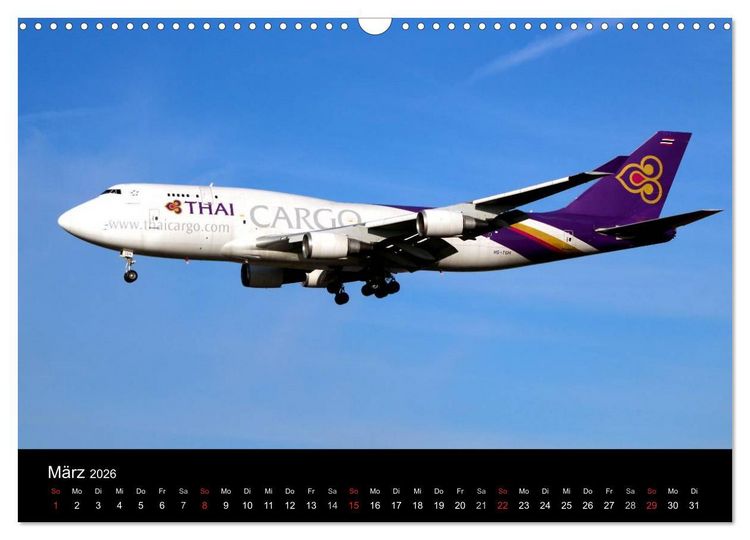 Produktbild: Internationale Frachtflugzeuge (Wandkalender 2026 DIN A3 quer), CALVENDO Monatskalender