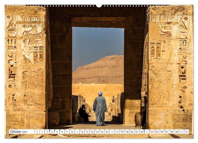 Produktbild: &Auml;gypten - Karnak, die thebanische Nekropole und Luxor (Wandkalender 2027 DIN A2 quer), CALVENDO Monatskalender
