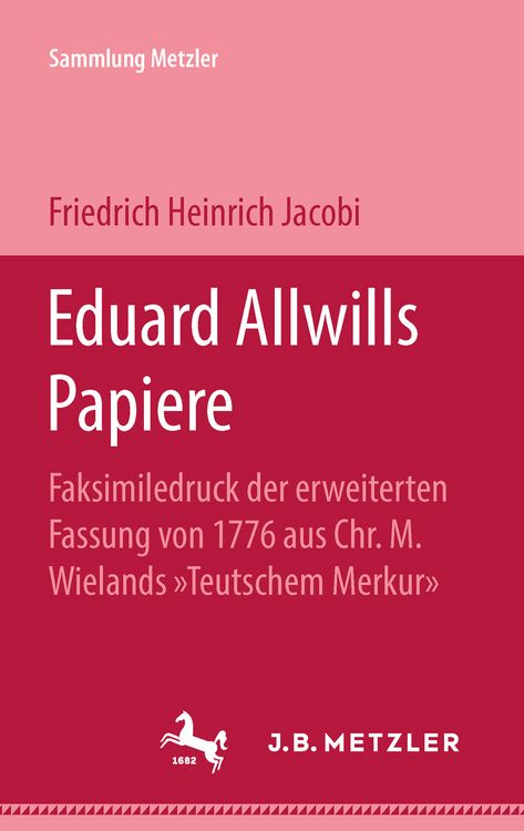 Produktbild: Eduard Allwills Papiere