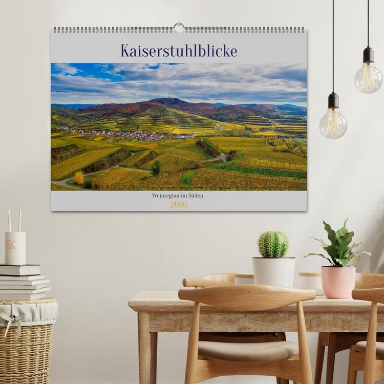 Produktbild: Kaiserstuhlblicke (Wandkalender 2026 DIN A2 quer), CALVENDO Monatskalender