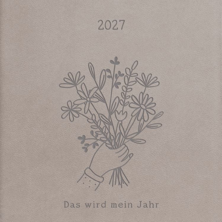Produktbild: Terminplaner Lederlook 2027 Taupe