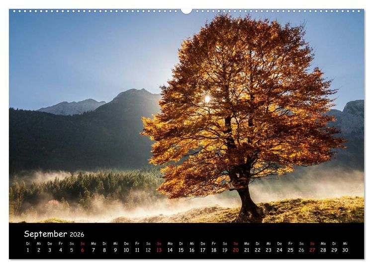 Produktbild: Faszination Morgenlicht (hochwertiger Premium Wandkalender 2026 DIN A2 quer), Kunstdruck in Hochglanz