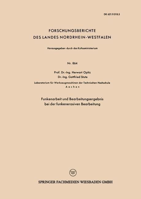 Produktbild: Funkenarbeit und Bearbeitungsergebnis bei der funkenerosiven Bearbeitung