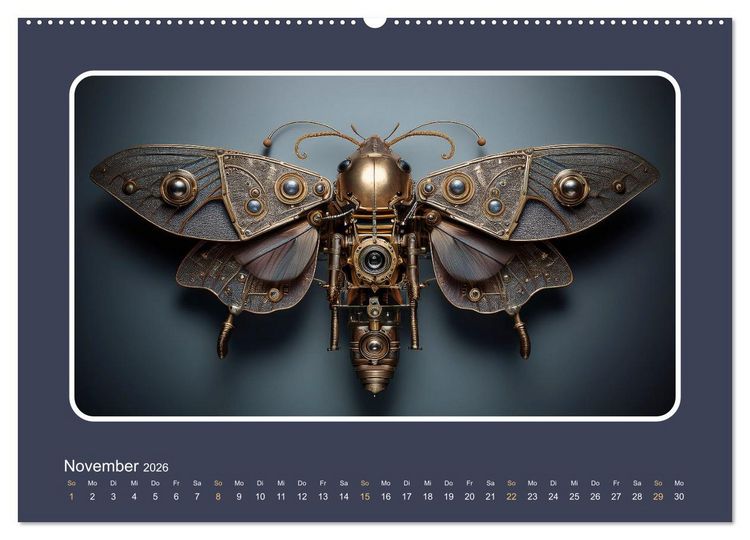 Produktbild: Roboterinsekten (hochwertiger Premium Wandkalender 2026 DIN A2 quer), Kunstdruck in Hochglanz