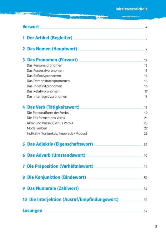 Produktbild: 10-Minuten-Training Deutsch Wortarten 5./6. Klasse. Kleine Lernportionen f&uuml;r jeden Tag