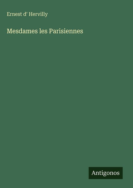 Produktbild: Mesdames les Parisiennes