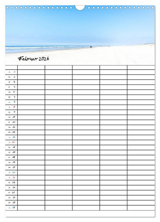 Produktbild: JUIST - DIE NORDSEEINSEL (Wandkalender 2026 DIN A3 hoch), CALVENDO Monatskalender