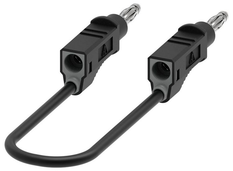Produktbild: Electro PJP 2111-CD1-25N Messleitung 25cm Schwarz 1St.