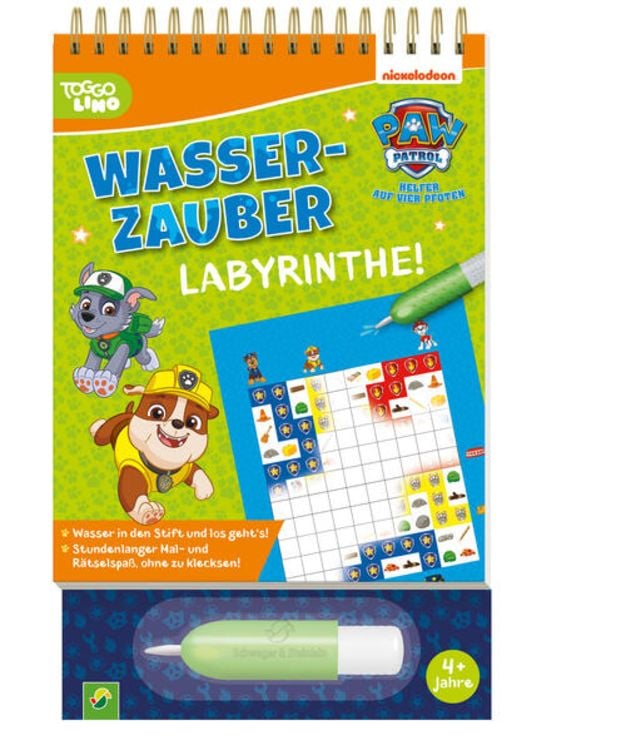 Bild vom Artikel PAW Patrol Wasserzauber | Labyrinthe. Einfach mit Wasser malen! vom Autor 