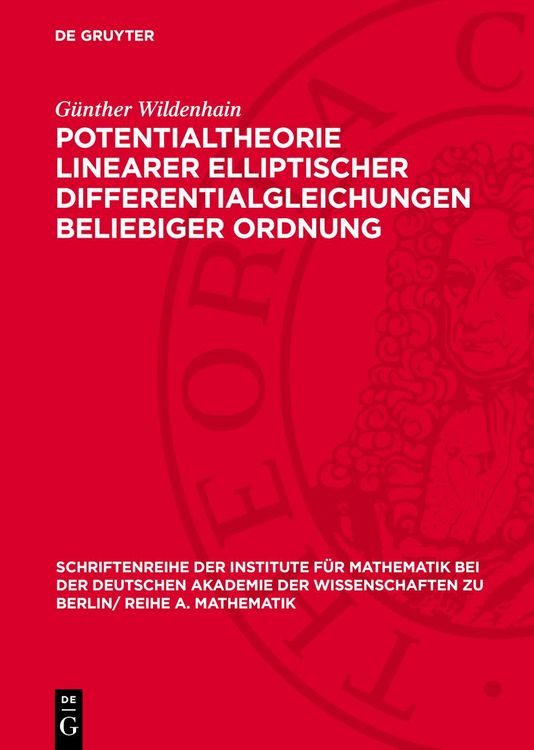 Produktbild: Potentialtheorie linearer elliptischer Differentialgleichungen beliebiger Ordnung