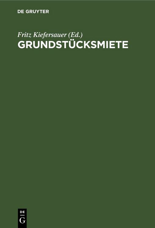 Produktbild: Grundst&uuml;cksmiete