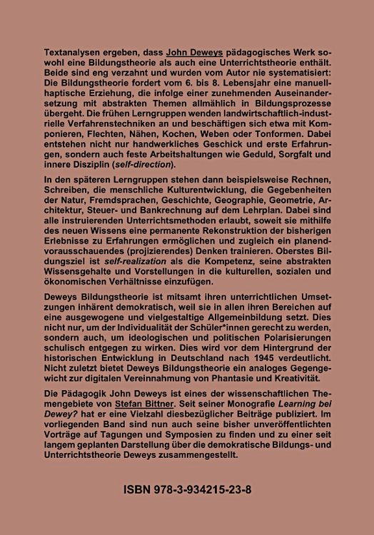 Produktbild: Deweys demokratische Bildungstheorie und ihre Umsetzung im Unterricht