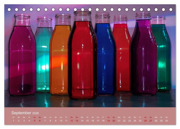 Produktbild: Die gute alte Milchflasche (Tischkalender 2026 DIN A5 quer), CALVENDO Monatskalender