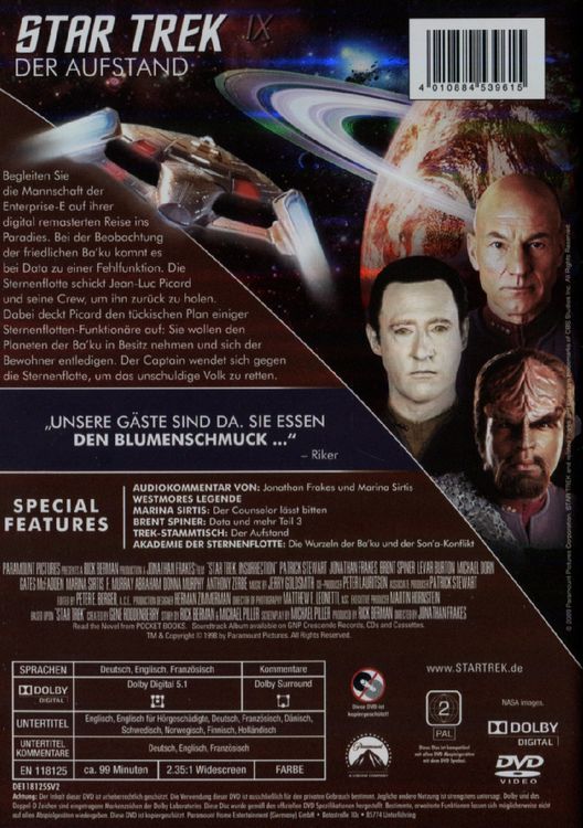 Produktbild: Star Trek 9 - Der Aufstand