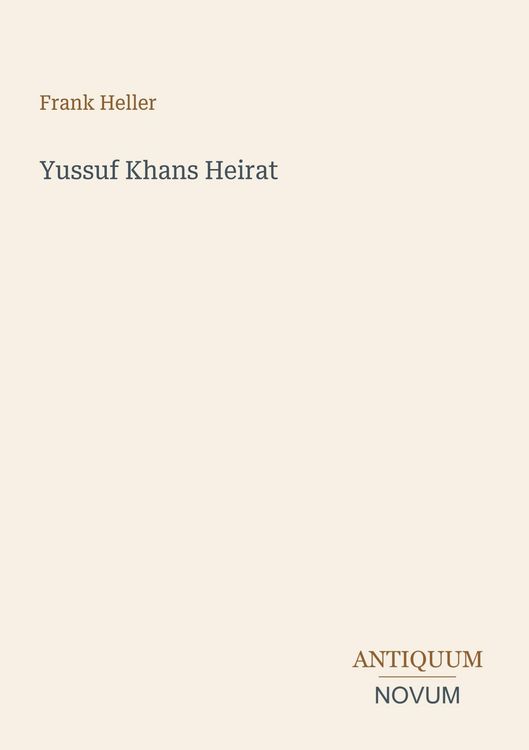Produktbild: Yussuf Khans Heirat