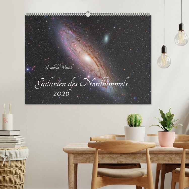 Produktbild: Galaxien des Nordhimmels (Wandkalender 2026 DIN A2 quer), CALVENDO Monatskalender