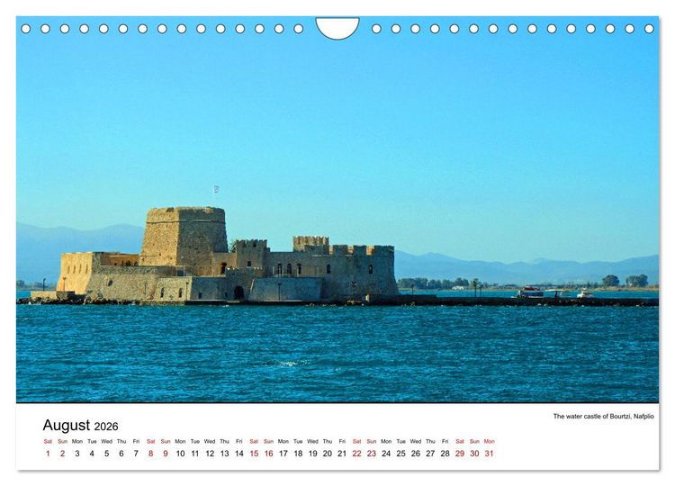Produktbild: Highlights from the favourite land of the gods - Greece in twelve pictures (Wall Calendar 2026 DIN A4 landscape), CALVENDO 12 Month Wall Calendar