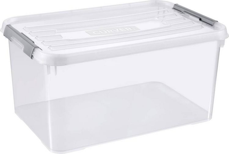 Produktbild: Curver 243819 Kunststoffbox HANDY+ geschlossen, stapelbar (B x H x T) 400 x 290 x 600 mm Transparent 1 St.