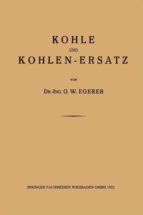 Produktbild: Kohle und Kohlen-Ersatz
