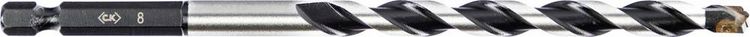 Produktbild: C.K T3114 0815 Hartmetall Mehrzweckbohrer 8mm Gesamtl&auml;nge 150mm Sechskantschaft 1St.
