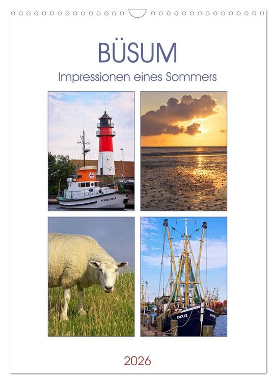 Produktbild: B&uuml;sum - Impressionen eines Sommers (Wandkalender 2026 DIN A3 hoch), CALVENDO Monatskalender
