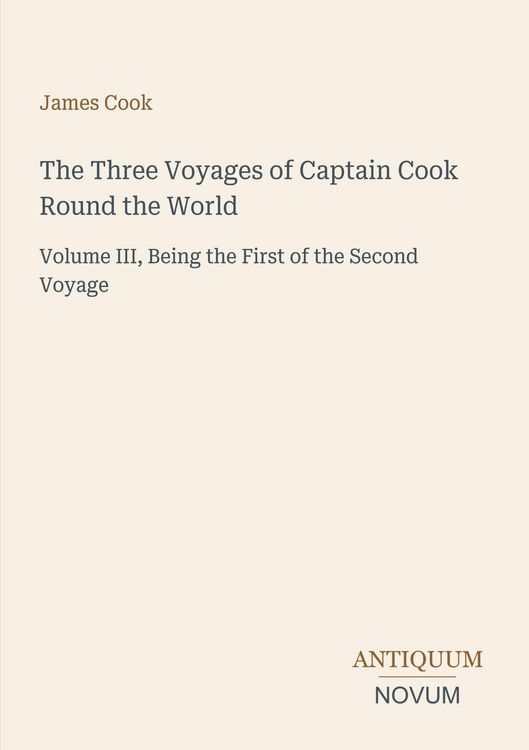 Produktbild: The Three Voyages of Captain Cook Round the World