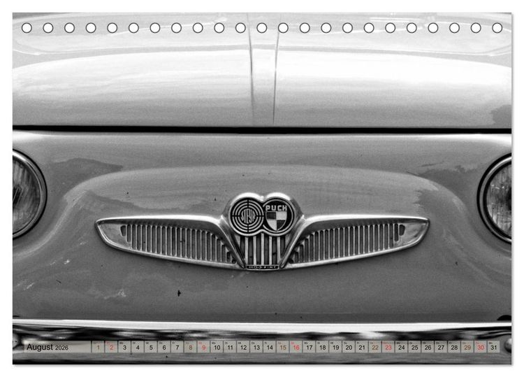 Produktbild: il Cinquecento - Details im Fokus - im Look eines legend&auml;ren Analogfilms (Tischkalender 2026 DIN A5 quer), CALVENDO Monatskalender