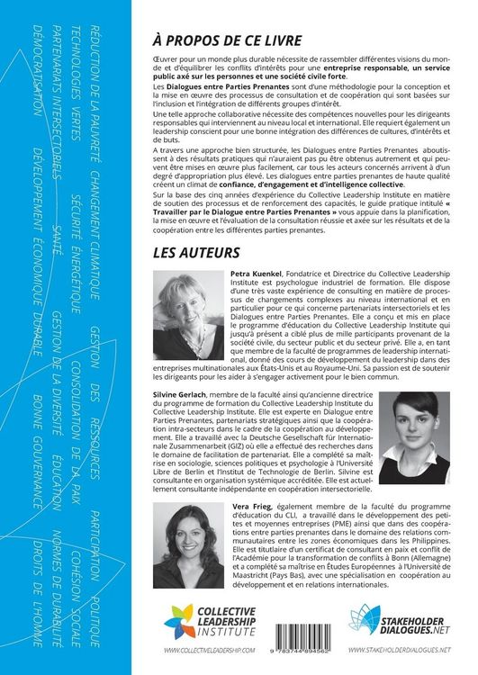Produktbild: Dialogues entre Parties Prenantes