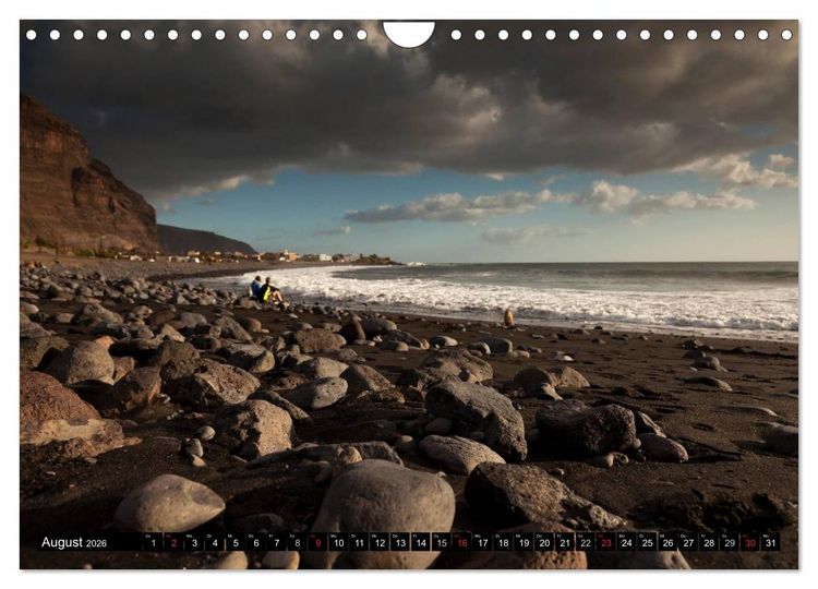 Produktbild: La Gomera - Valle Gran Rey (Wandkalender 2026 DIN A4 quer), CALVENDO Monatskalender