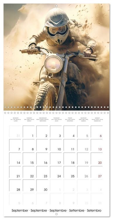 Produktbild: Motorbike desert race (Wall Calendar 2026 12 &times; 12 Inch) CALVENDO 12 Month Wall Calendar