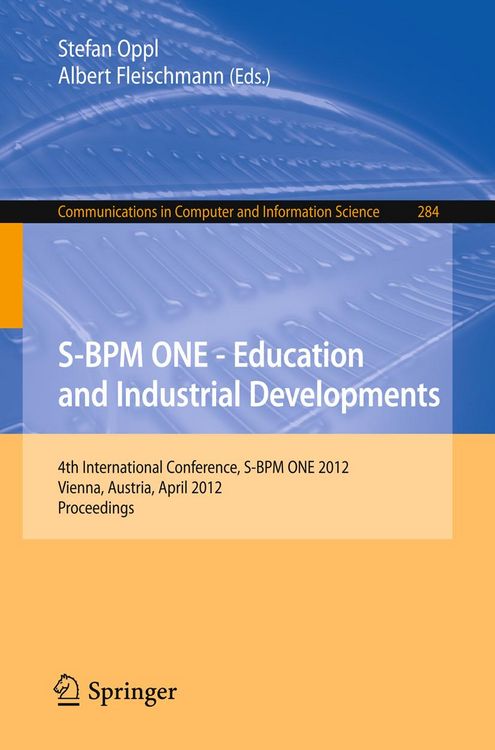 Produktbild: S-BPM ONE - Education and Industrial Developments