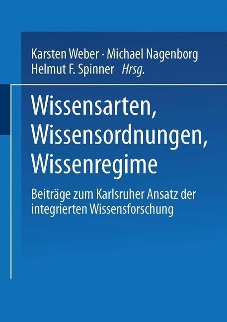 Produktbild: Wissensarten, Wissensordnungen, Wissensregime