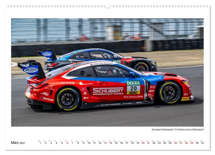 Produktbild: GT Masters am N&uuml;rburgring (hochwertiger Premium Wandkalender 2027 DIN A2 quer), Kunstdruck in Hochglanz