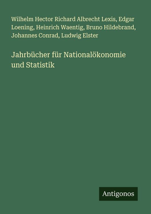 Produktbild: Jahrb&uuml;cher f&uuml;r National&ouml;konomie und Statistik