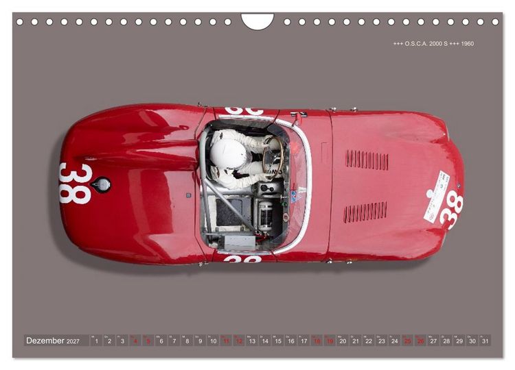 Produktbild: Two-Seater Racing Cars 1950-1960 (Wandkalender 2027 DIN A4 quer), CALVENDO Monatskalender