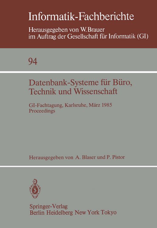 Produktbild: Datenbank-Systeme f&uuml;r B&uuml;ro, Technik und Wissenschaft