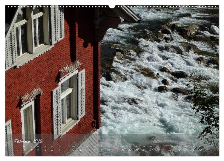 Produktbild: Wasserkraft - Die Bregenzer Ache (Wandkalender 2026 DIN A2 quer), CALVENDO Monatskalender