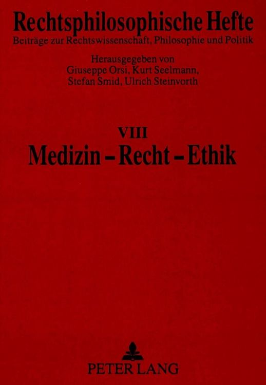 Produktbild: Medizin - Recht - Ethik