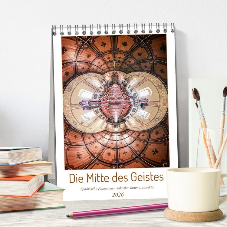 Produktbild: Die Mitte des Geistes (Tischkalender 2026 DIN A5 hoch), CALVENDO Monatskalender