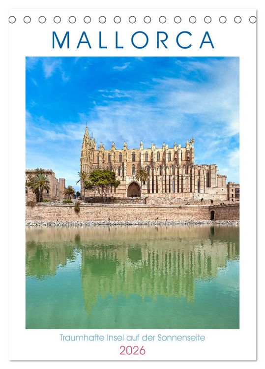 Produktbild: Mallorca - Traumhafte Insel auf der Sonnenseite (Tischkalender 2026 DIN A5 hoch), CALVENDO Monatskalender